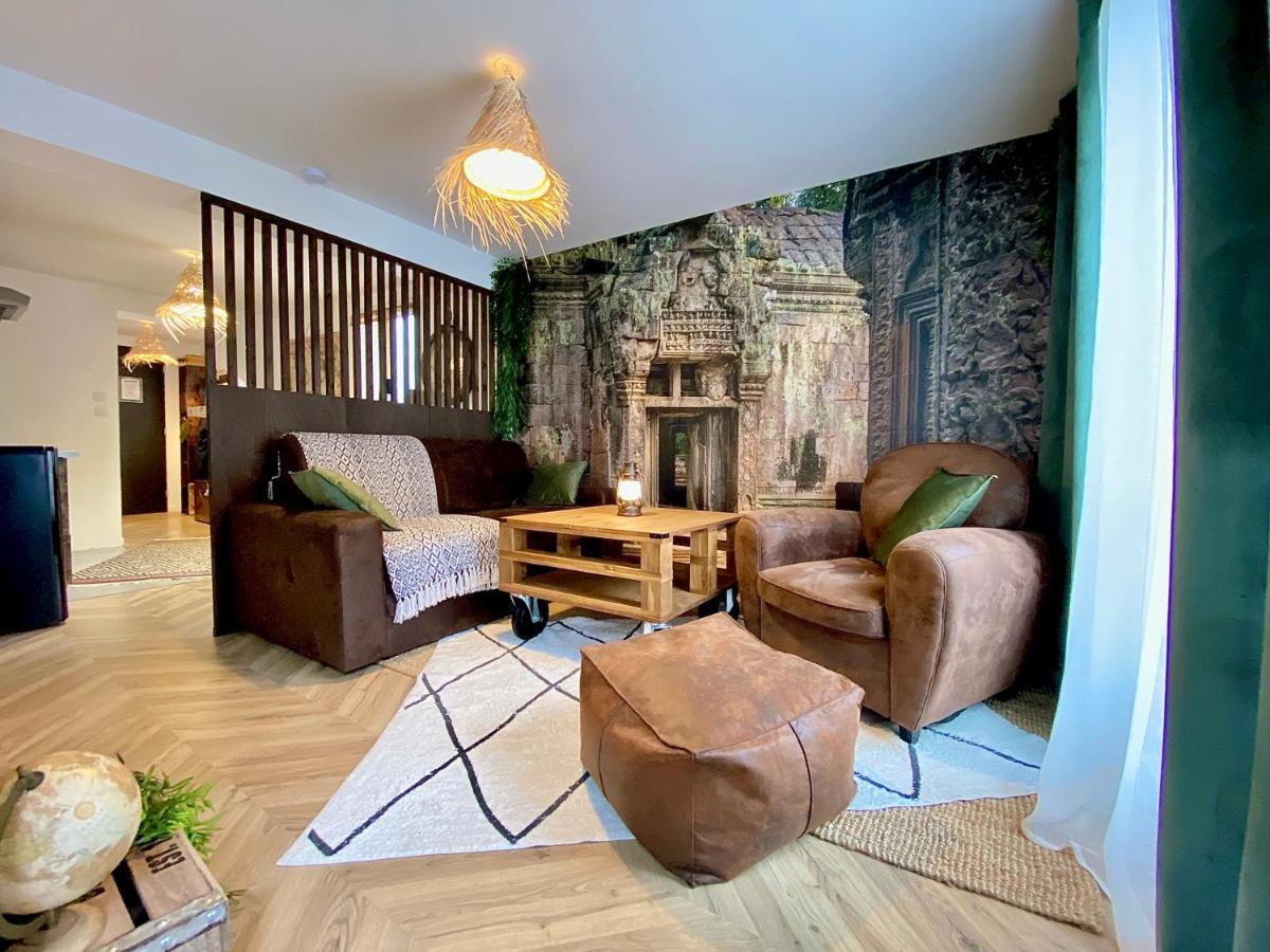 L'Expedition - Best Keys - Experience Unique - Deco Immersive - Lit Queen Size & Canape Convertible - Centre Ville - Netflix & Wifi Illimite - Check-In Autonome - Parking Gratuit Villeneuve-sur-Yonne Exterior foto